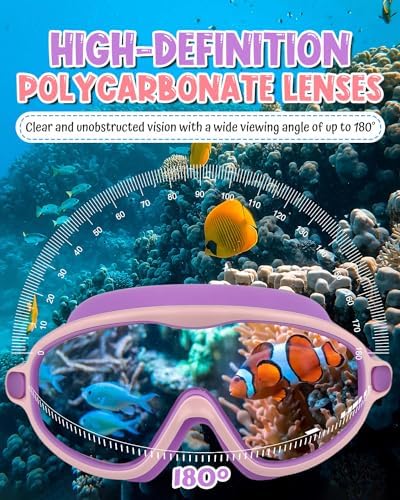 Rantizon Swim Goggles 2 Pack, Wide View Anti Fog&UV Swimming Goggles for Audlt, No Leaking Pool Accessories for Men Women Kid