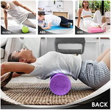 Yes4All High-Density Round Back Roller Foam, Exercise Foam Roller for Yoga, Pilates & Stretching - 12, 18, 24, 36 inch