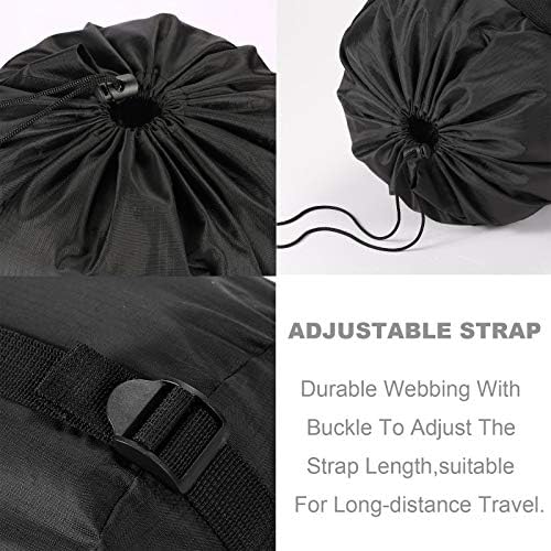 Compression Stuff Sack, 24L/36L/46L Sleeping Bags Storage Stuff Sack Organizer Waterproof Camping Hiking Backpacking Bag for Travel - Great Sleeping Bags Clothes Camping
