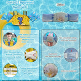 Chriffer Kids Swim Vest Life Jacket for 22-66 Pounds Boys and Girls, Toddler Floaties with Shoulder Harness Arm Wings for 2,3,4,5,6,7 Years Old Baby