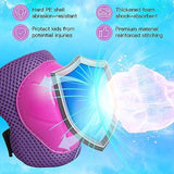 Kids Protective Gear Set Knee Pads for Kids 3-14 Years Toddler Knee and Elbow Pads with Wrist Guards 3 in 1 for Skating Cycling Bike Rollerblading Scooter