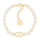 Merlinae 18K gold plated Copper , initial letter bright gold chain designer jewelry bracelet, double-layered star-shaped and letter decorated bracelet, luxurious style, adjustable wrist length, suitable for women to wear
