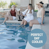 CleverMade Collapsible Cooler Bag 30 Can Beach & Travel Car Cooler, Folding Soft Cooler, Shoulder Strap, Bottle Opener, Great Car Coolers for Travel, Cleans Easy Leak Proof - Gray/Black Gray/Midnight