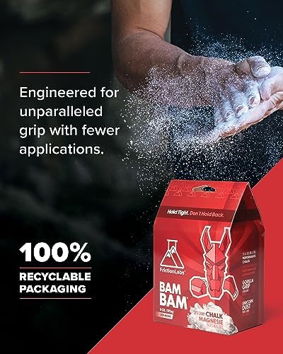 Friction Labs Premium Sports Chalk for Rock Climbing, Weight Lifting, Gymnastics, Tennis & More