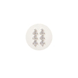SWEETV Cubic Zirconia Wedding Earrings for Brides, Marquise Bridal Earrings