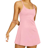 Generic Peelero Dress, Plush Backless Active Dress, Sports Dress for Women Full, Peelero Active Dress (Black,L), Large