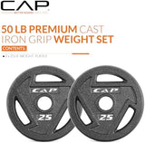 CAP Barbell 2-Inch Olympic Grip Weight Plate | Multiple Options