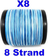 Reaction Tackle Braided Fishing Line - Pro Grade Power Performance for Saltwater or Freshwater Fish - Colored Fishing Line Braid for Extra Visibility