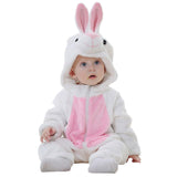 CuteOn Toddler Halloween Costume Onesie Cosplay Romper Christmas Infants Baby Costume White Bunny 2-3 Years