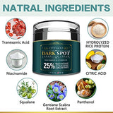 CITYGOO Dark Spot Remover for Face: Dark Spot Corrector Cream - Natural Ingredient,Enriching Skin Care For All Skin Tones - Melasma, Freckle, Sun Spot Remover & Blemish Reducer-1.7 FL OZ