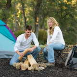 REDCAMP 2 Pack Folding Tripod Stools for Adults, Lightweight Portable Camping Stools for Fishing Hunting Backpacking Traveling, Black