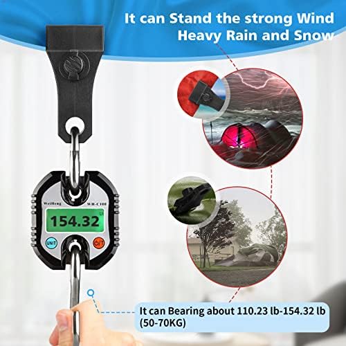 Upgrade Large Tarp Clips Heavy Duty Lock Grip - Total 24 PCs Tarp Clamps Thumb Screw Tent Fasteners with Carabiner for Camping Awnings Caravan Canopies Car Truck Swimming Pool Boat Cover Clips