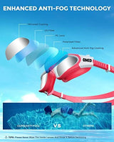 OMID Kids Swim Goggles, P2mini Polarized Swimming Goggles Comfortable for Age 6-14