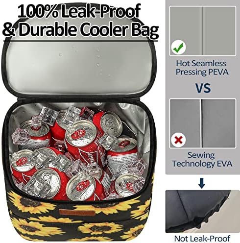 Camping Cooler Backpack 30 Cans, Soft Backpack Coolers Insulated Leak Proof Travel Cooler Bag Waterproof Lunch Picnic Beach Work Trip Thermal Bag Drink Beverage Beer Bag Cooler