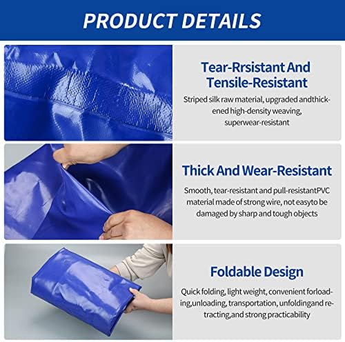 240 L/63.4 gal Water Bladder Storage Containers, Foldable Portable Water Tank Large Capacity Soft Water Bag, Drought Resistance, Fire Prevention, Emergency Water