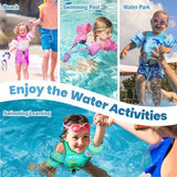 HeySplash Toddler Swim Vest, Toddler Floaties Fit 13-30 Lbs, Puddle Kids Jumper with Adjustable Strap, Pool Float Jacket Arm Floaties Baby Floatie Water Wing, Pool Sea Swimming Aid