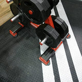 Rubber-Cal Diamond-Plate Rubber Flooring Rolls - 3 mm x 4 ft x 2.5 ft Rolls - Black