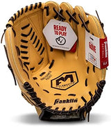 Franklin Sports Baseball + Softball Gloves - Field Master Adult + Youth Baseball + Softball Gloves - Right Hand + Left Hand Gloves - Infield + Outfield Mitts - Multiple Sizes + Colors