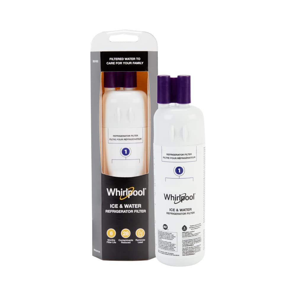 Whirlpool® Refrigerator Ice and Water Filter 1 - WHR1RXD1, Single-Pack, Purple