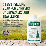 Sierra Dawn Outdoor Soap - Premium Biodegradable Camping & Backpacking Essential - All-Purpose Natural Soap for Dishes, Clothes & Personal Care - Trusted by Outdoor Enthusiasts, 8 Ounce, 2 Bottles