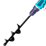 TCBWFY Garden Auger Drill Bit Set - 3.5 x 16 Inch & 1.6 x 16.5 Inch Auger Drill Bits for Planting - Heavy-Duty Garden Tools for Bulbs, Flowers, and Vegetables