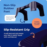 Squatty Potty Simple Bathroom Toilet Stool, Deep Purple 7", Ergonomic Stool – Posture-Enhancing Bathroom Footrest for Improved Digestion & Constipation Relief