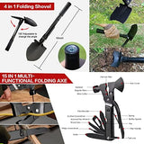 Survival Kits,222 PCS Emergency Survival Gear First Aid Kits with Molle System Compatible Bag Outdoor Camping Gear Emergency Kits for Hunting,Hiking,Fishing, Gifts for Men Women