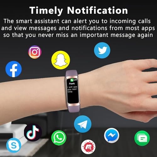 Fitness Tracker with 24/7 Heart Rate Sleep Blood Oxygen Monitor,IP68 Waterproof Smart Watch,1.10''AMOLED Touch Color Screen,Step Counter Health Activity Trackers for Women Men