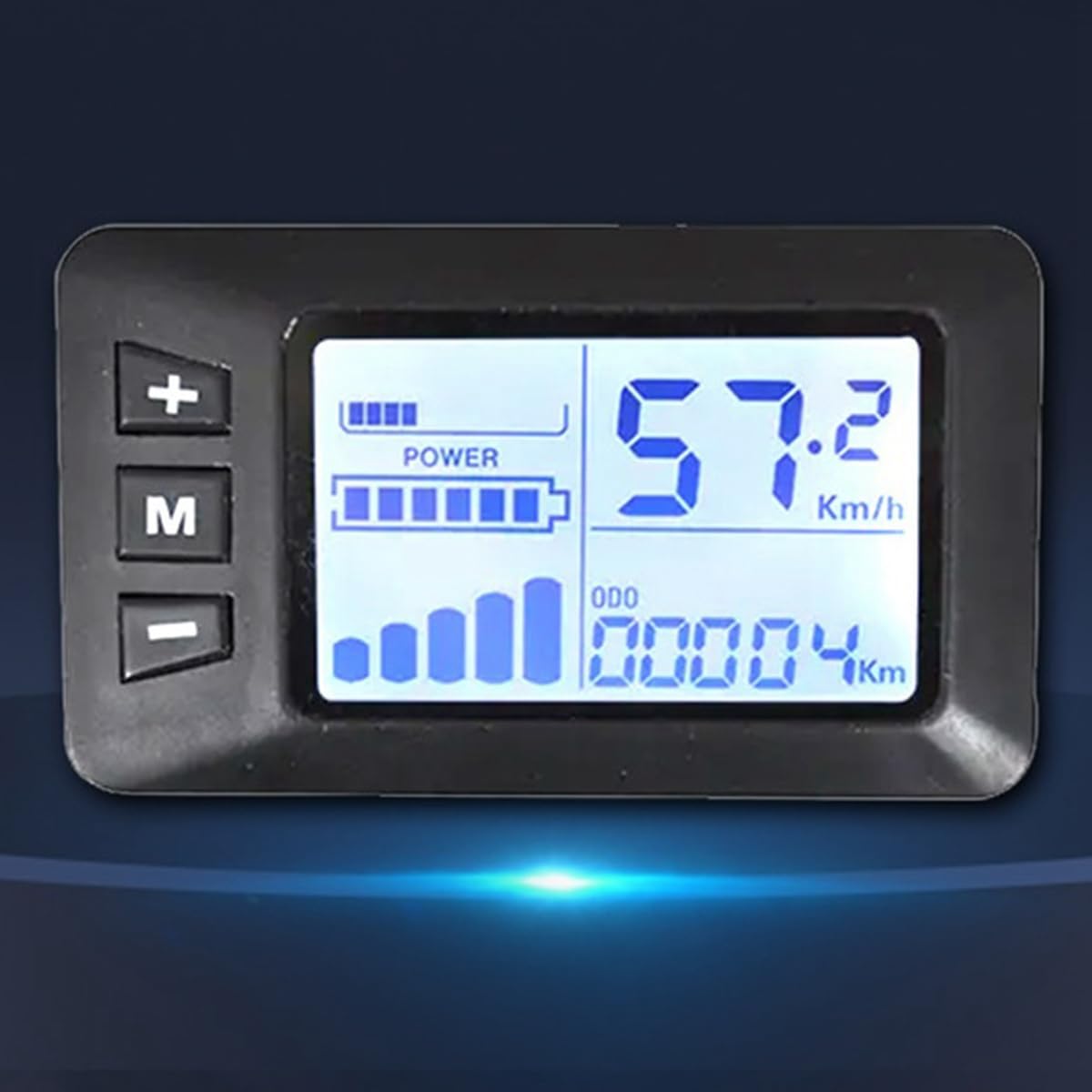 Kqcibz Electric Bike Ebike Replacement Controller G51 LCD Display 5Pin Electric Scooter Accelerator Waterproof Connector, Black