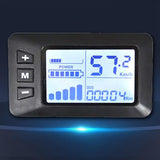 Kqcibz Electric Bike Ebike Replacement Controller G51 LCD Display 5Pin Electric Scooter Accelerator Waterproof Connector, Black