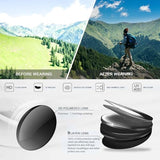 Polarized Sport Sunglasses for Men and Women, Lightweight TR90 Sun Glasses with UV Protection for Cycling Running