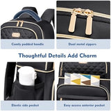 Backpack Cooler Lunch Backpacks Double Decker Lunch Box,Insulated Backpacks Lunch Cooler Bags, Lightweight Leakproof Lunchbox Back Pack for Women Men to Travel,Picnic,Hiking,Beach,Camping