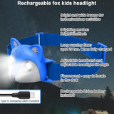 Kids Camping Essentials – Fox LED Kids Lantern and Rechargeable Kids Headlamp Set | Multiple Purposes Kids Nightlight/Flashlight Toys – Great Holiday, Halloween N Birthday Gifts for Toddlers and Kids