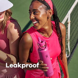 Hydro Flask 24 Oz Stainless Steel Standard Mouth Water Bottle with Flex Straw Cap and Double-Wall Vacuum Insulation