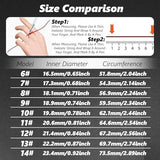 Smart Health Ring for Women Men Fitness Tracker with Heart Rate, Blood Oxygen, Blood Pressure, Sleep Monitoring, Step Counting, IP68 Waterproof for iPhone and Android, No Subscription Fee, Beige 9