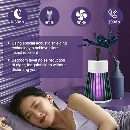 Mozz Guard - 2025 Upgrade Mozzguard Pro Portable Cordless Outdoor Camping Lamp, Mute and USB Charing with Lighting, Ultra Long Battery Life, for Indoor, Garden, Camping, Picnic (Green*3pc)