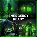 Emergency Glow Sticks - 25 Ultra Bright Military Grade Chem Lights - 12 Hour Bulk Tactical Light Sticks for Survival Gear, Camping, and Power Outages
