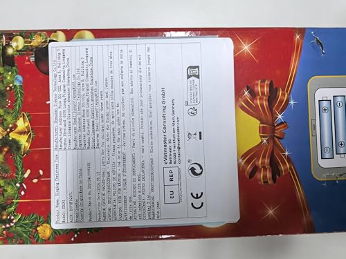 SdeNow Twerking Santa Claus,Booty Shaking Santa Dancing Santa Claus with Music Singing Animated Christmas Santa Toys for Kids- English Song