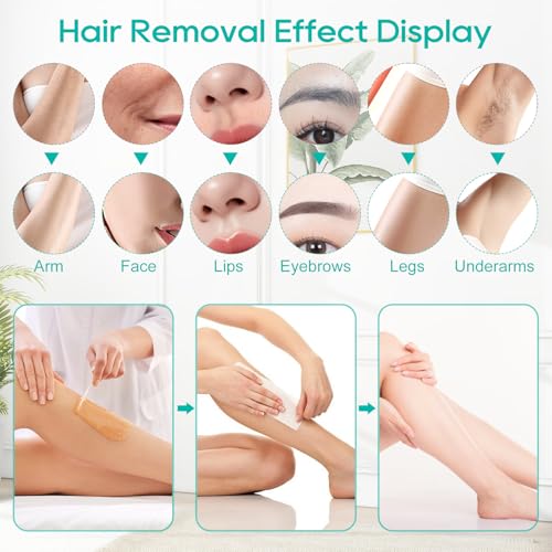 Flngr 5.5Lbs Professional Wax Warmer for Hair Removal with 0-120C Temperature Control, Large Wax Pot for Salon and Self-use, Gift