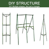 4 Pack Tomato Cage Plant Support Assembled -48inch Vegetable Trellis,Assembled Multi-Functional Garden Trellis Garden Trellis for Climbing Vegetables,Climbing Plants, Vegetables, Flowers, Fruits, Vine