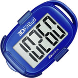 3DFitBud Simple Step Counter Walking 3D Pedometer from 3DActive with Clip & Lanyard - A420S