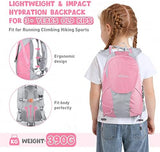 Hydration Pack for Kids Hydration Backpack with 1.5L Hydration Bladder Lightweight Insulated Water Pack for Hiking Biking Climbing Running