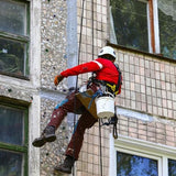 Braided Polyester Arborist Rigging Rope (3/8 inch X 100 feet) High Strength Outdoor Rope for Tree Climbing Hiking Camping Swing, Black