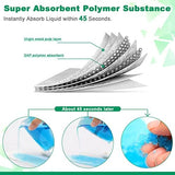 OUMEE 28/23/20/12/8 Pack Disposable Urine Bags, 700ML Travel Pee Bags Unisex Urinal Bag Vomit Bag for Travel Traffic Jam Emergency Portable Camping Urinal Bags for Men Women