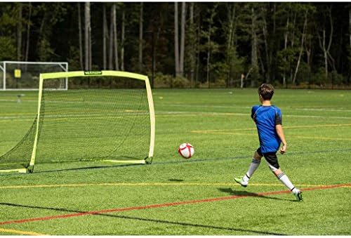 Franklin Sports Blackhawk Backyard Soccer Goal - Portable Pop Up Soccer Nets - Youth + Adult Folding Indoor + Outdoor Goals - Multiple Sizes + Colors - Perfect for Games + Practice