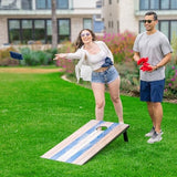 GoSports Portable Cornhole Sets, 8 Styles – Choose 4 x 2 ft or 3 x 2 ft - Boards Include 8 Bean Bags, Travel Case, and Game Rules