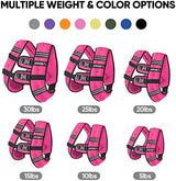 APEXUP Weighted Vest with 5lbs/10lbs/15lbs/20lbs/25lbs/30lbs Weights and Reflective Stripe, Weight Vest Men Women for Workout, Strength Training, Running