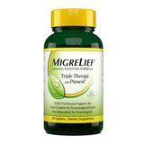 MigreLief Original Triple Therapy with Puracol - Nutritional Support for Migraine Sufferers - 60 Caplets/1 Month Supply