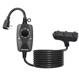 DEWENWILS Light Timer Outdoor Weatherproof with 12 FT Extension Cord