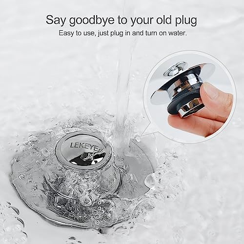 LEKEYE Shower Drain Hair Catcher | Bathtub Stopper/Strainer Stainless Steel Drain Protector